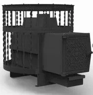 Чугунная банная печь Kennet Бастион 22 сетка витая в Борисове