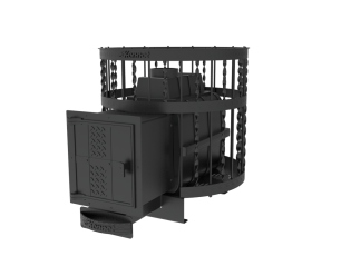 Чугунная банная печь Kennet Бастион 22 сетка витая в Борисове