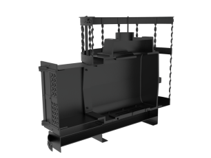 Чугунная банная печь Kennet Бастион 22 сетка витая в Борисове