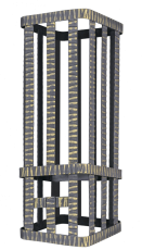 Сетка на трубу для Ураган под ШИБЕР (250х250х650) Гроза 24 купить в Борисове