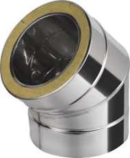 Сэндвич-Колено (Отвод) 45 304/430 0.8, изол. 50 мм купить в Борисове