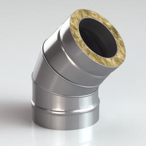 Сэндвич-Колено (Отвод) 45 304/430 0.8, изол. 50 мм в Борисове