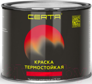 Краска термостойкая антикоррозионная 0,4 кг Серебристая CERTA в Борисове