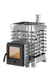 Печь для бани Везувий ASTON 12 INOX стекло Амазонка бай фото в Борисове