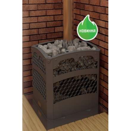 Печь для бани Теплодар БЫЛИНА-СЕТКА-12Ч Панорама (1.2) (без двери БЫЛИНА 16 обрамления) в Борисове