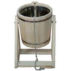 Обливное ведро  15 л с перел.устр нерж.вст ЛИПА ТЕРМО купить в Борисове