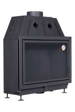 Каминная топка Экокамин Альфа 1000 B подовая черный шамот в Борисове