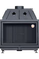 Каминная топка Экокамин Альфа 1000 B подовая черный шамот в Борисове