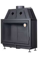 Каминная топка Экокамин Альфа 1000 B подовая черный шамот Амазонка бай фото в Борисове