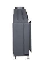 Каминная топка Экокамин Альфа 1000 B подовая черный шамот в Борисове