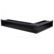 Решетка люфт угловая левая 400х600х90 (графит) Амазонка бай фото в Борисове