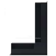 Решетка люфт угловая правая 547х766х90 (черная) в Борисове