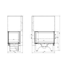 Каминная топка KFD ECO iLUX 90 LH/RH в Борисове