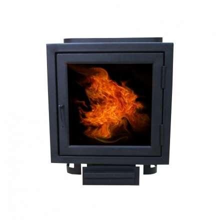 Печь банная ComfortProm "РЕТРО" СТАЛЬ 8 мм панорама 26 м3 Амазонка бай фото в Борисове