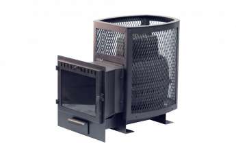 Печь банная Сибирь 22 Панорамная дверца, сетка купить в Борисове