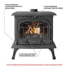 Печь-камин Везувий HR-15 Антрацит в Борисове