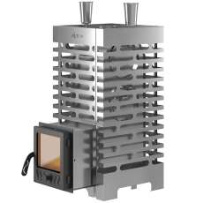 Печь для бани Везувий ASTON 20 INOX стекло в Борисове