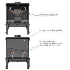 Печь-камин EVEREST F11 в Борисове
