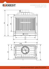 Каминная топка EVEREST U10 в Борисове