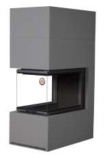 Камин Родос 900 ГРАФИТ, шамот черный в Борисове