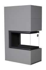 Камин Родос 900 ГРАФИТ, шамот черный в Борисове