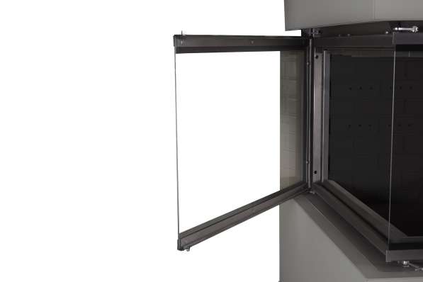 Камин Родос 900 ГРАФИТ, шамот черный в Борисове