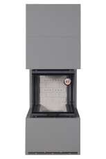 Камин Родос 900 ГРАФИТ, шамот белый в Борисове