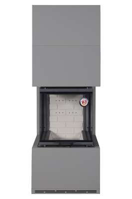 Камин Родос 900 ГРАФИТ, шамот белый в Борисове