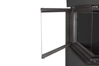 Камин Родос 900 ЧЕРНЫЙ, шамот черный в Борисове