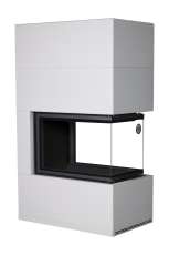 Камин Родос 900 СЛОНОВАЯ КОСТЬ, шамот черный в Борисове