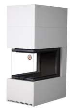 Камин Родос 900 СЛОНОВАЯ КОСТЬ, шамот черный в Борисове