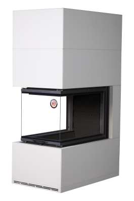 Камин Родос 900 СЛОНОВАЯ КОСТЬ, шамот черный в Борисове