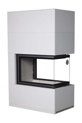 Камин Родос 900 СЛОНОВАЯ КОСТЬ, шамот белый в Борисове