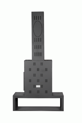 Камин МАДРИД на дровнике Гигант центральный черный\белый шамот в Борисове