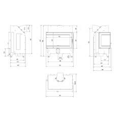 Каминная топка ILDNORD MALMO в Борисове