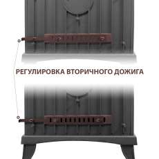 Печь-камин Везувий KZ-14РS Антрацит в Борисове