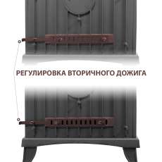 Печь-камин Везувий KZ-14Р Антрацит в Борисове