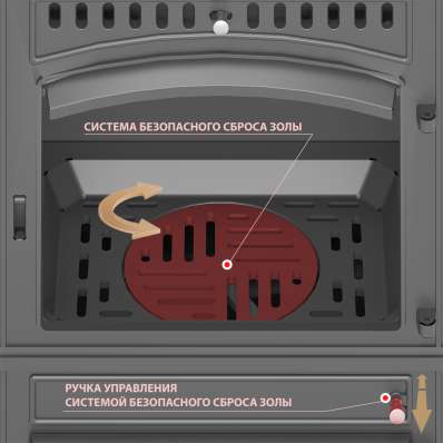 Печь-камин Везувий LV-12 Антрацит в Борисове