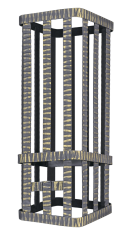 Сетка на трубу для Ураган 250х250х750 Гром 30 под шибер купить в Борисове