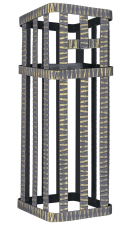 Сетка на трубу (300х300х500) Гром 50 под шибер купить в Борисове