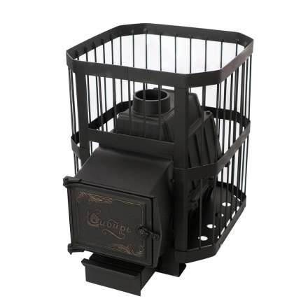 Печь банная чугунная СИБИРЬ 21 облегченная топка Амазонка бай фото в Борисове