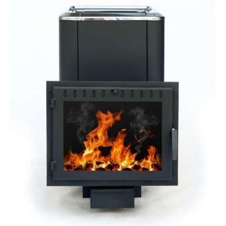 Печь банная Сибирь-18 (панорамное стекло, конвекционная) в Борисове