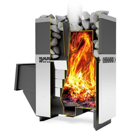 Печь для бани Теплодар Русь-18 ЛНЗП Профи в Борисове