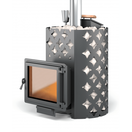 Банная печь ЭТНА 18 (Панорама) ЗК Амазонка бай фото в Борисове