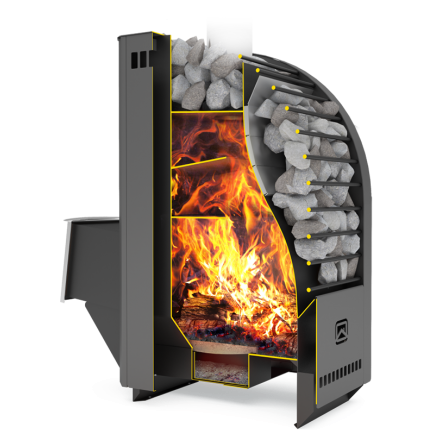 Печь для бани Теплодар Каскад-12Т в Борисове