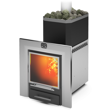 Печь для бани Теплодар Русь-12 ЛНЗП Профи Панорама Амазонка бай фото в Борисове