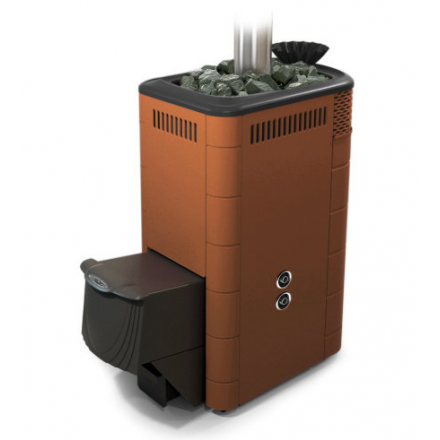 Печь для бани Термофор Гейзер XXL 2017 Carbon ДА ЗК ТО терракота Амазонка бай фото в Борисове