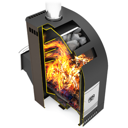 Печь для бани Теплодар Лагуна-12 ТК в Борисове