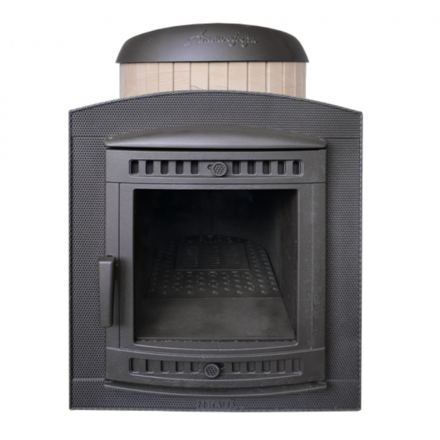 Банная печь ProMetall Атмосфера Про Ламели Окаменевшее дерево перенесённый рисунок Амазонка бай фото в Борисове