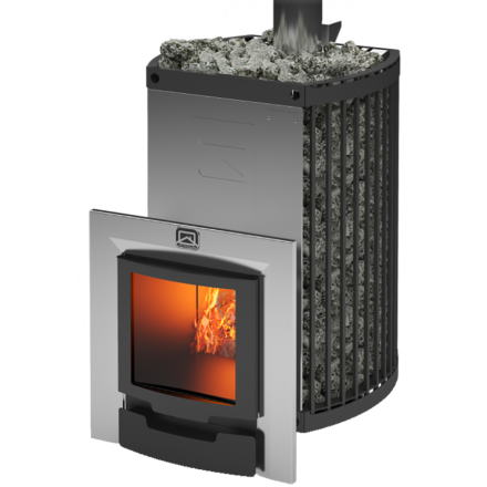 Печь для бани Теплодар Домна-Сетка 20 ЛК Панорама Амазонка бай фото в Борисове